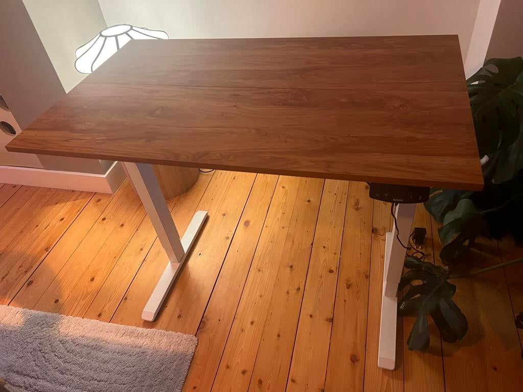 Sit-stand height adjustable study / work desk, Ophalen, Zo goed als nieuw