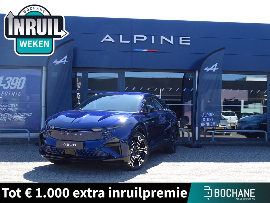Alpine A390 GT 89kWh | Stoel & Stuurverwarming | Apple Carpl, Auto's, Alpine, Bedrijf, Te koop, Overige modellen, 360° camera
