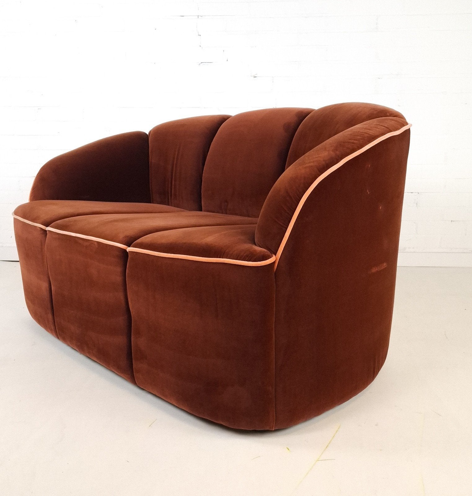 Vintage bank Piccolino Walter Knoll jaren 60/70, Huis en Inrichting, Banken | Bankstellen, Gebruikt, Ophalen of Verzenden