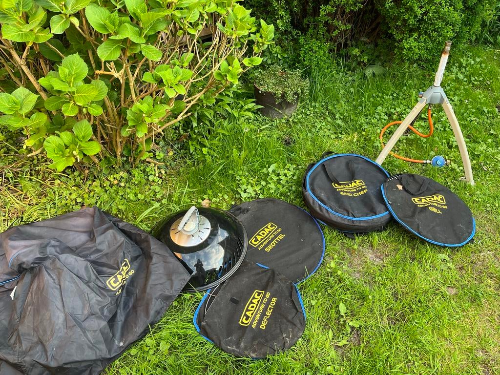 Cadac Adventure to Go Skottelbraai met accessoires, Ophalen, Gebruikt