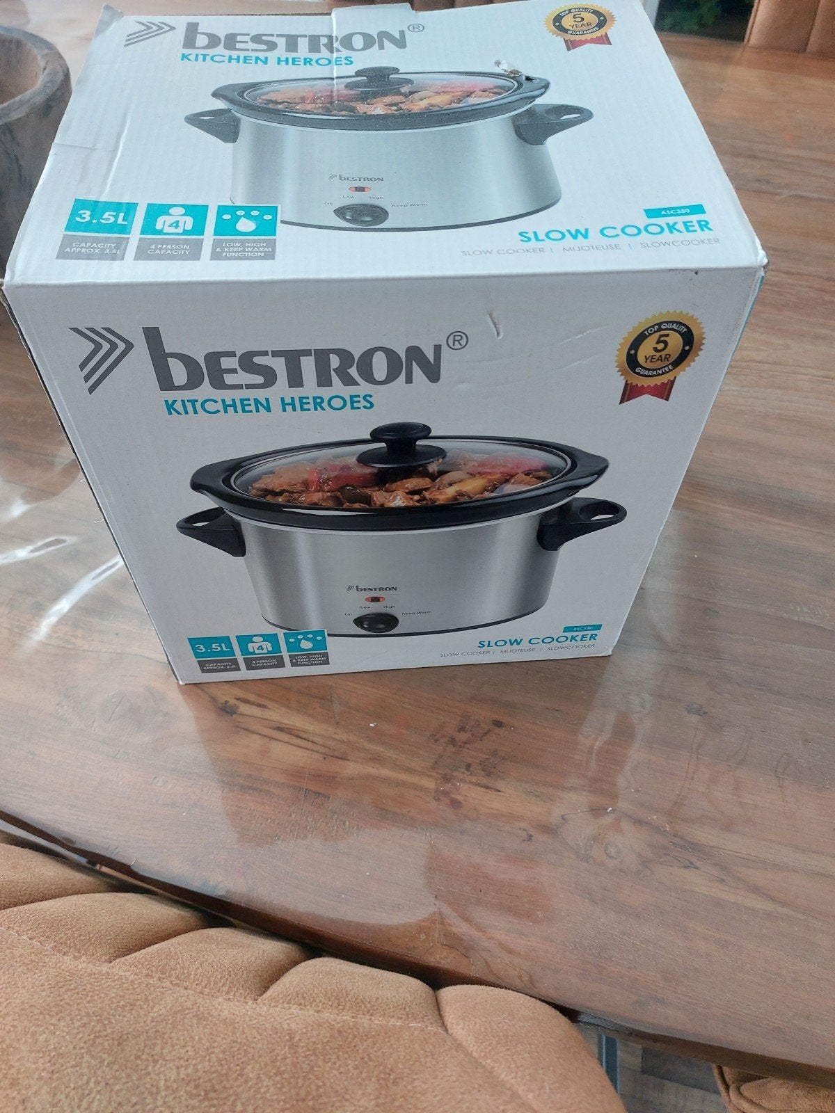 Bestron Slow Cooker 3.5L - Nieuw in verpakking, Ophalen of Verzenden