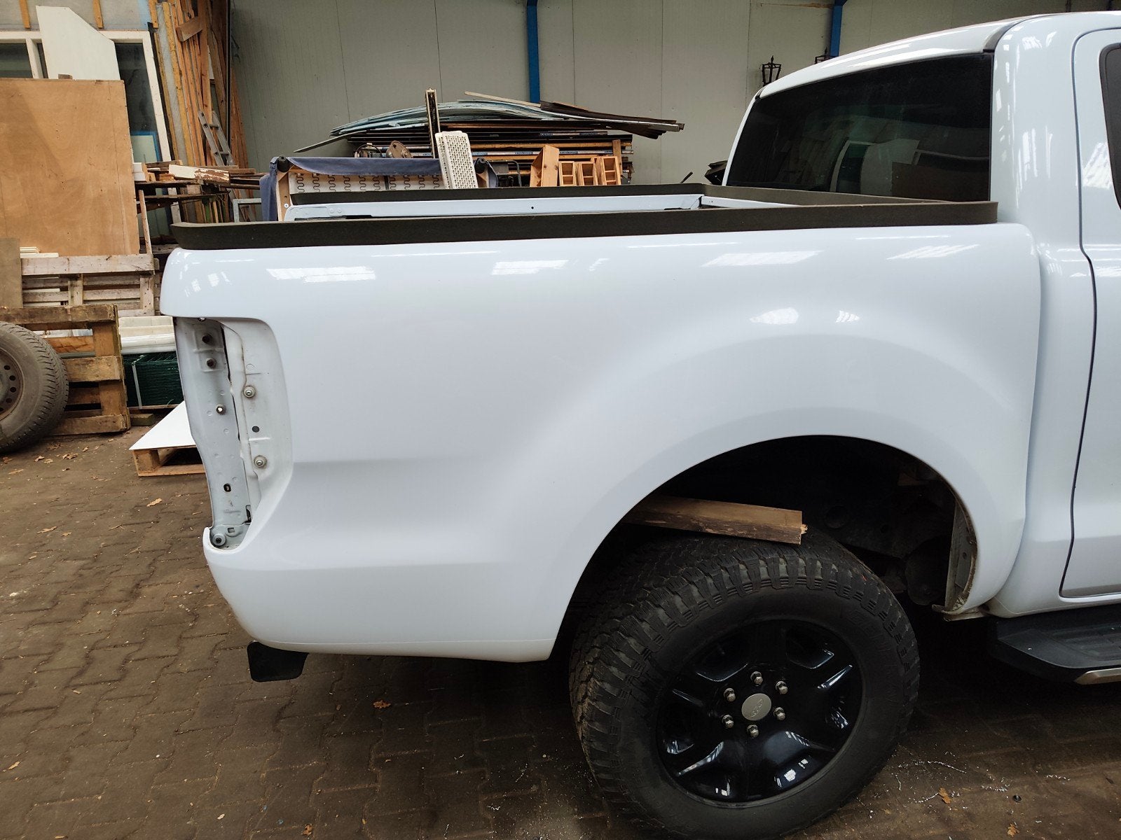 Laadbak Ford Ranger Dubbele Cabine - Wit, Auto-onderdelen, Ophalen, Gebruikt, Achter, Ford