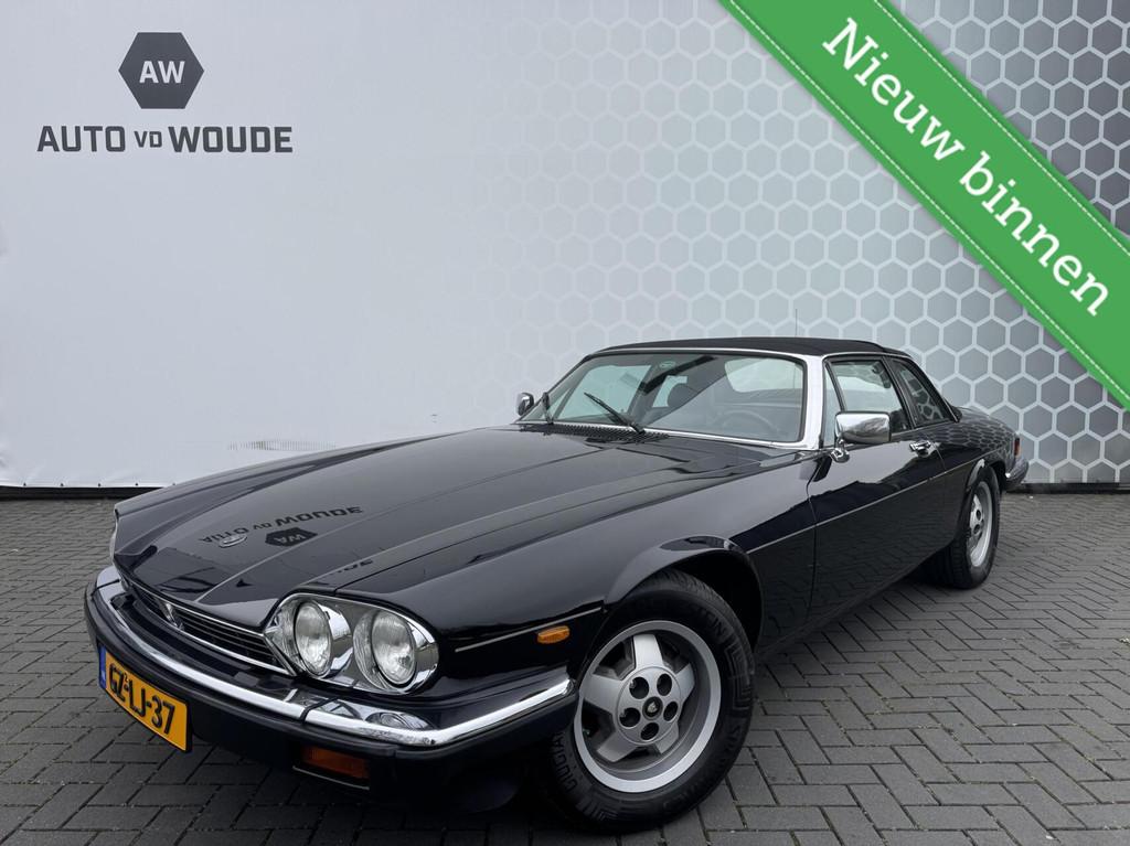 Jaguar XJS 5.3 V12 Coupé Cabrio Leer Unieke staat, Auto's, Automaat, Gebruikt, 4 stoelen, Zwart