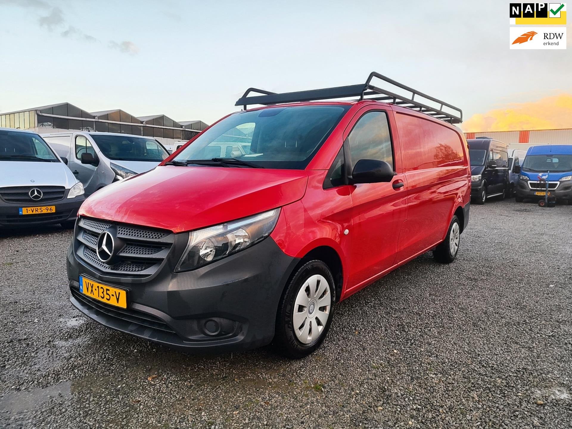 Mercedes-Benz Vito 109 CDI Extra Lang Airco! Nap! MOTOR TIK!, Voorwielaandrijving, Gebruikt, 4 cilinders, Bedrijf