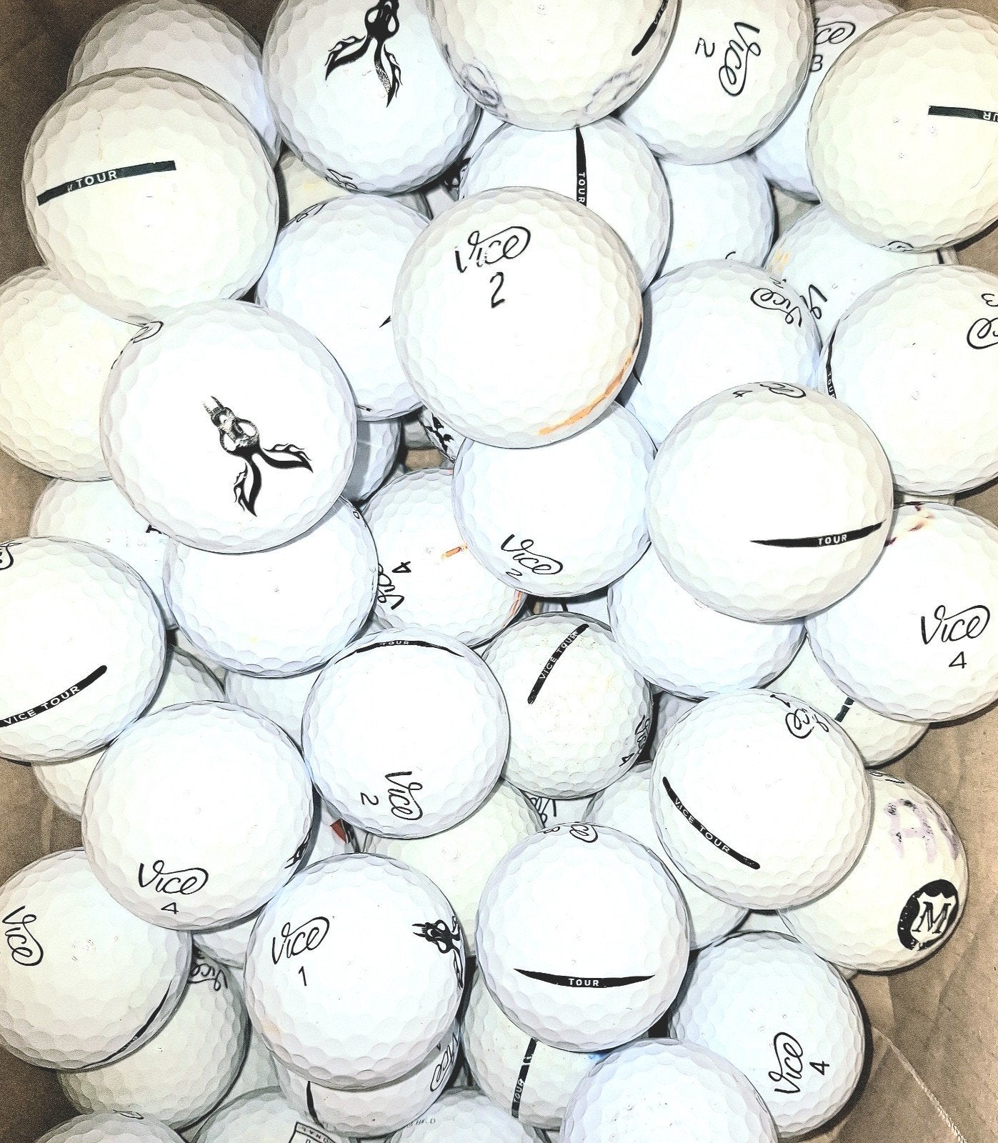 50 Vice Tour golfballen, Ophalen of Verzenden, Bal(len)