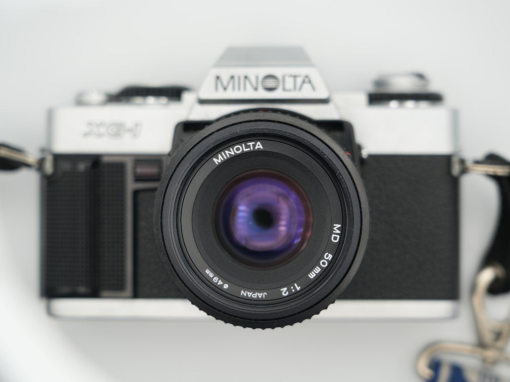 Minolta XG-1 SLR met Minolta MD 50mm f/2 lens - 35mm (m2421508026