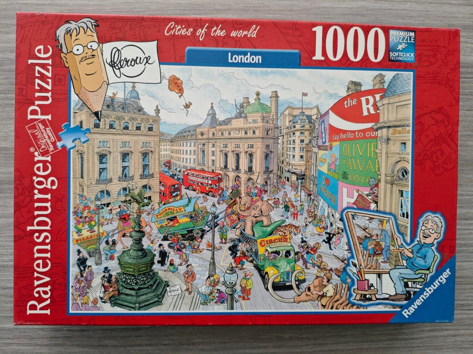 Ravensburger Legpuzzel London 1000 stukjes, Ophalen of Verzenden, 500 t/m 1500 stukjes, Zo goed als nieuw, Legpuzzel