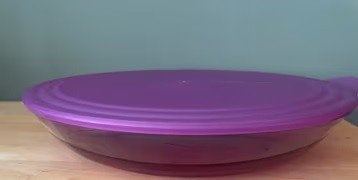 Tupperware Eleganzia Schaal 2,4L Roze zgan, Ophalen of Verzenden, Zo goed als nieuw, Schaal