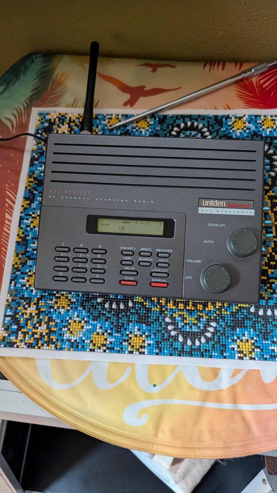 Uniden Bearcat UBC 855 XLT Scanner Radio, Ophalen of Verzenden, Zo goed als nieuw, Overige typen