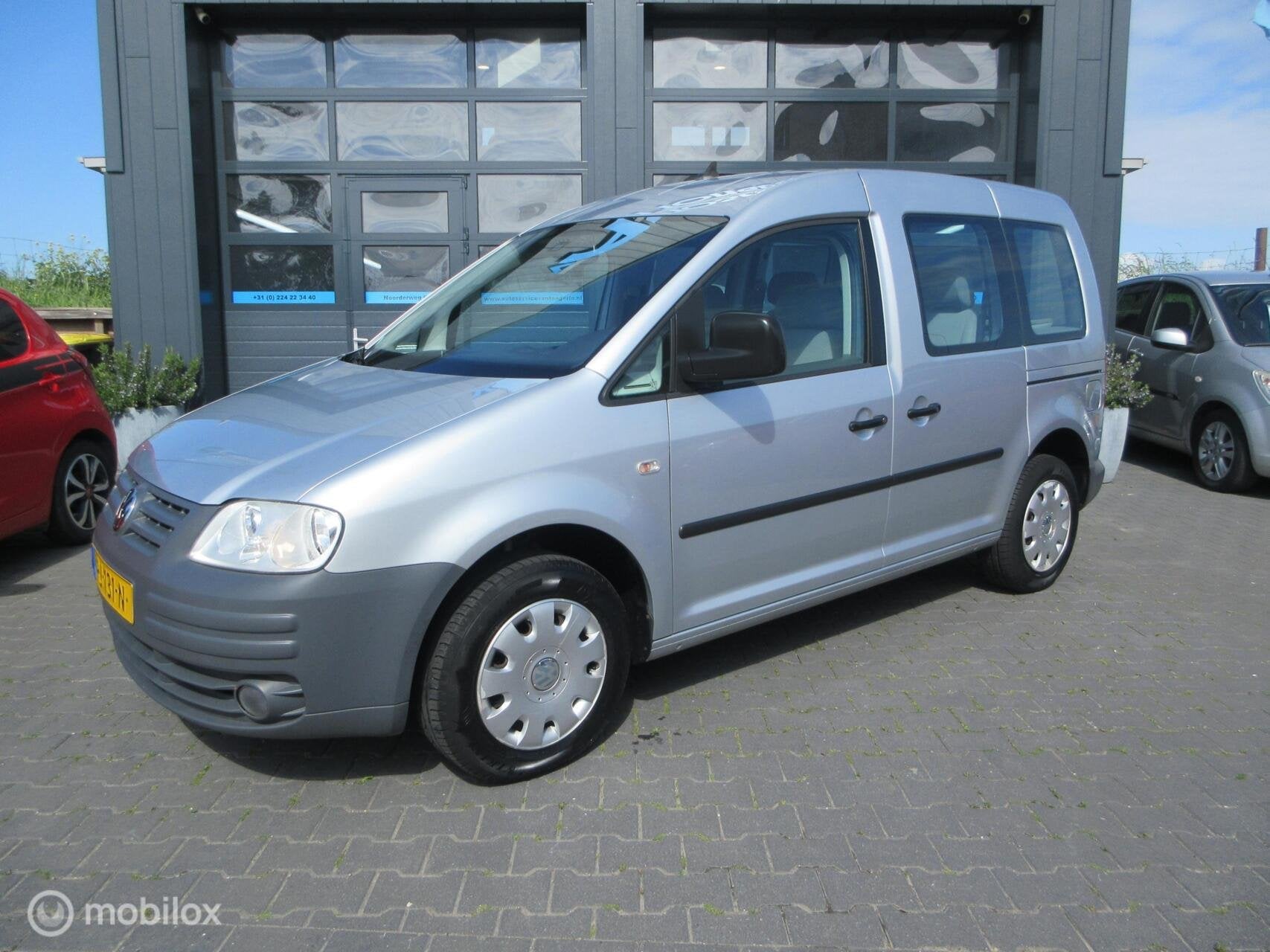 Volkswagen Caddy Combi 1.4 Comfortline 5p Benzine Ruimte!, Auto's, Stof, Grijs, Euro 4, Elektrische ramen