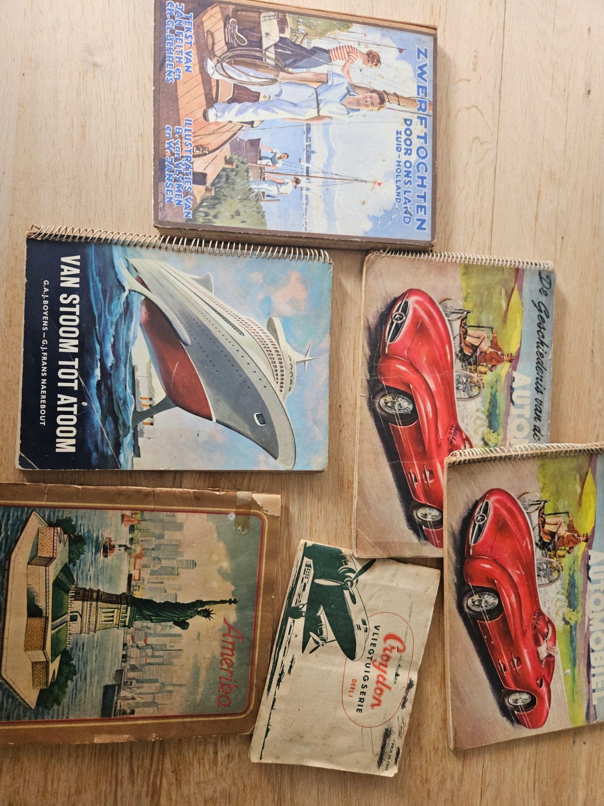 Collectie plaatjesalbums jaren '50, Ophalen of Verzenden, Gelezen