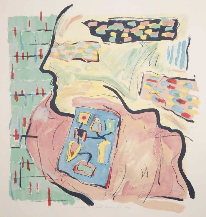 Ronald Wigman: Zeefdruk – Woensdag – 1990, Ophalen of Verzenden