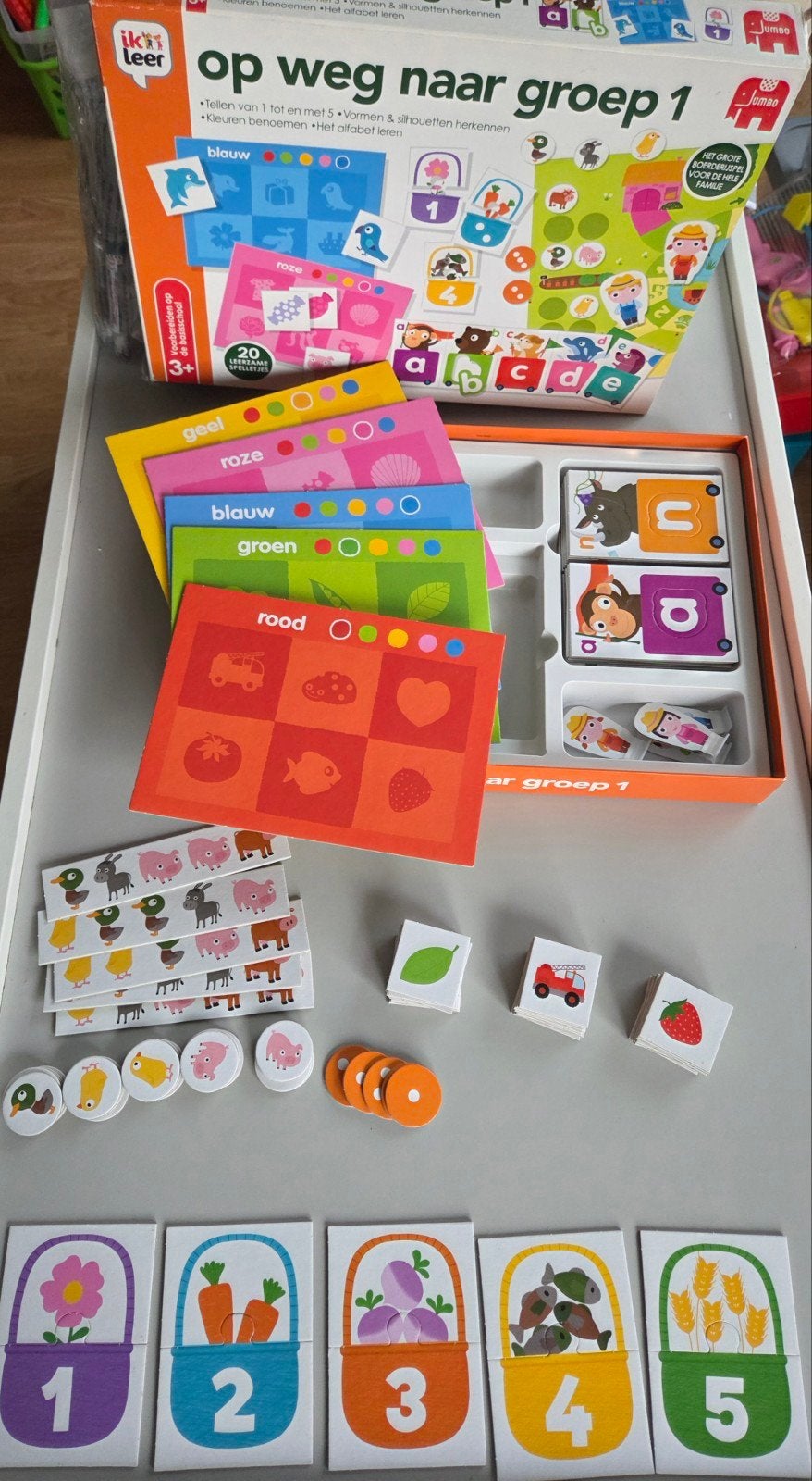 nette Jumbo ik leer op weg naar groep 1, 20 spelletjes ineen, Ophalen of Verzenden, Zo goed als nieuw, Puzzelen