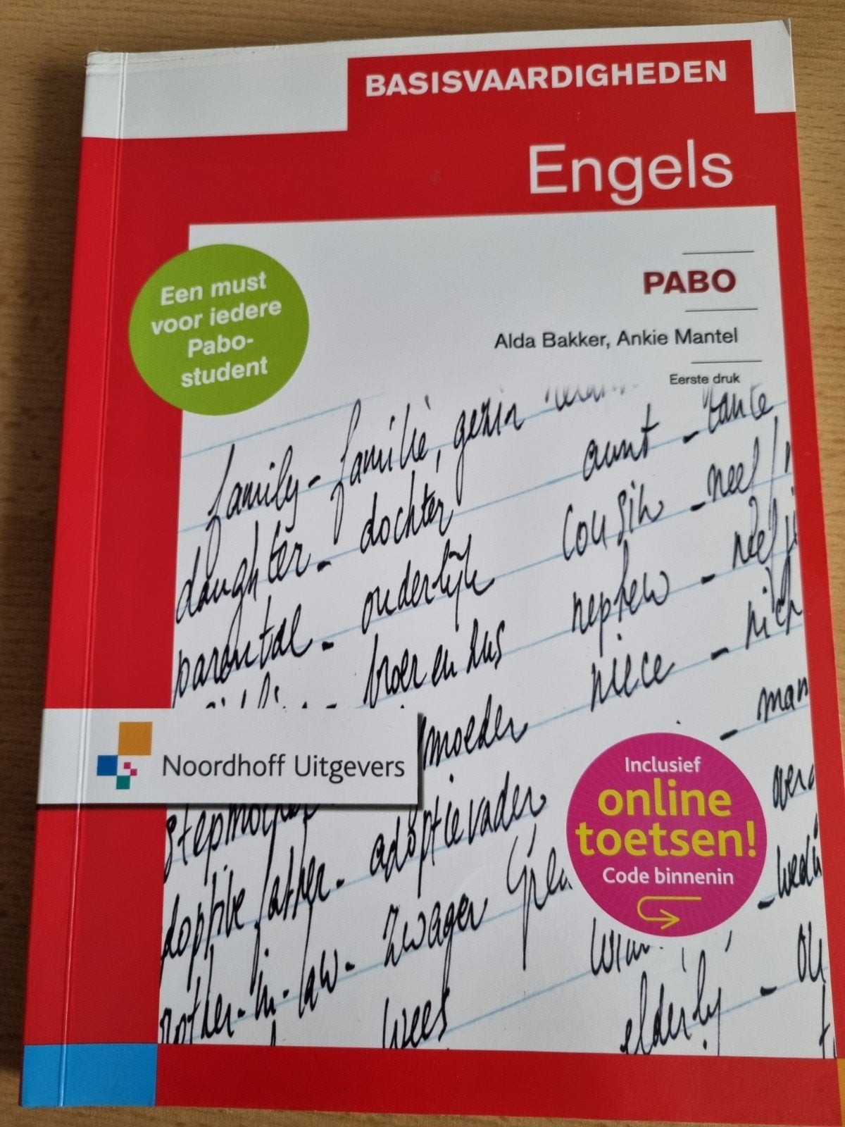 Basisvaardigheden Engels PABO - Noordhoff Uitgevers, Ophalen of Verzenden, Zo goed als nieuw, Alda Bakker, Ankie Mantel, Non-fictie