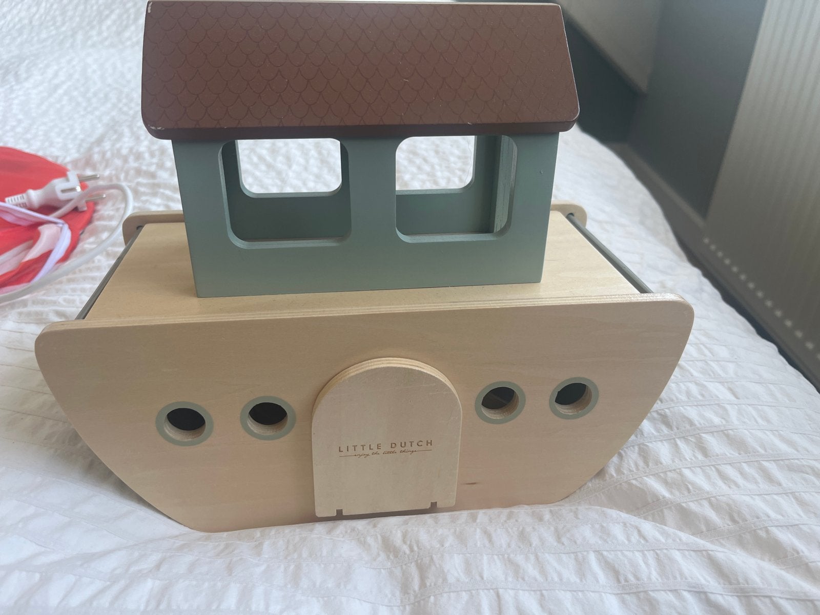 Little Dutch Houten Ark van Noach met Dieren, Kinderen en Baby's, Ophalen of Verzenden, Zo goed als nieuw, Jongen of Meisje