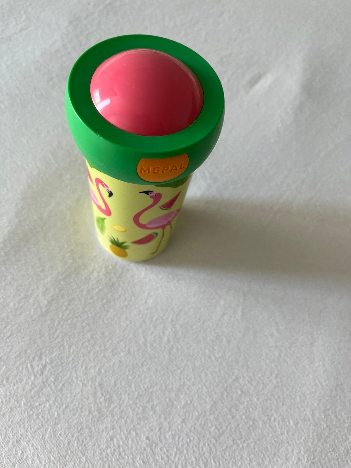 Mepal drinkbeker flamingo, Ophalen of Verzenden, Gebruikt