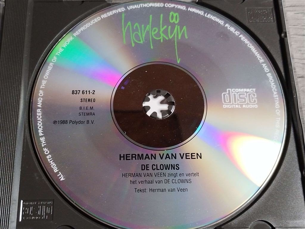 Herman van Veen ‎– Zingt En Vertelt Het Verhaal Van De Clown, Ophalen of Verzenden, Zo goed als nieuw, Levenslied of Smartlap