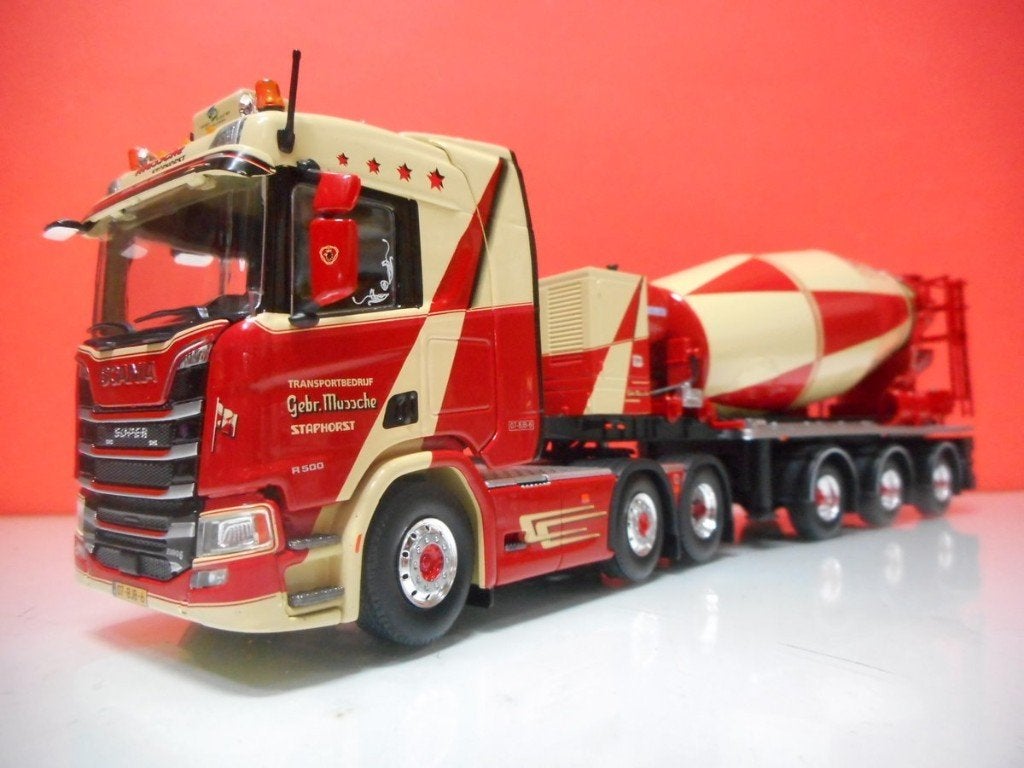 TEKNO SCANIA NGR MUSSCHE TRANSPORT 89965, Ophalen of Verzenden, Nieuw, Bus of Vrachtwagen, Tekno