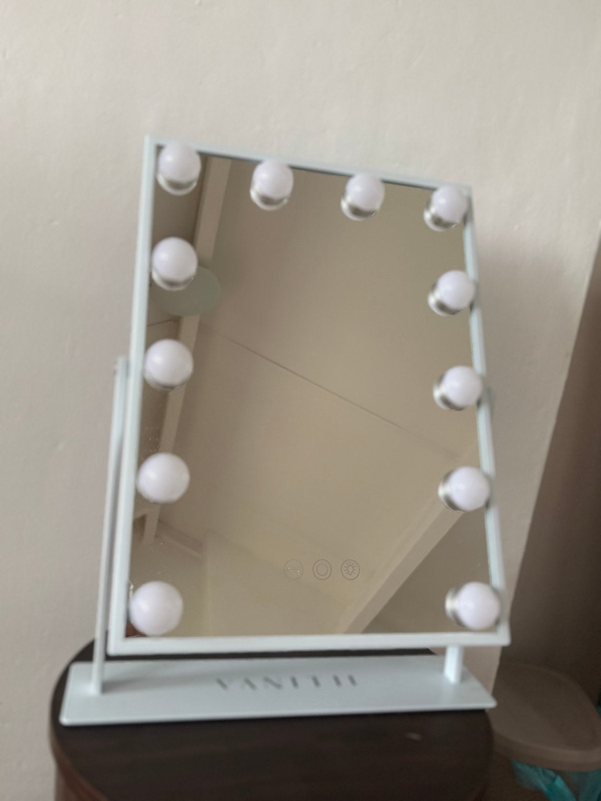 Vanity Make-up Spiegel met Verlichting, Minder dan 50 cm, Ophalen of Verzenden, Zo goed als nieuw, Minder dan 100 cm