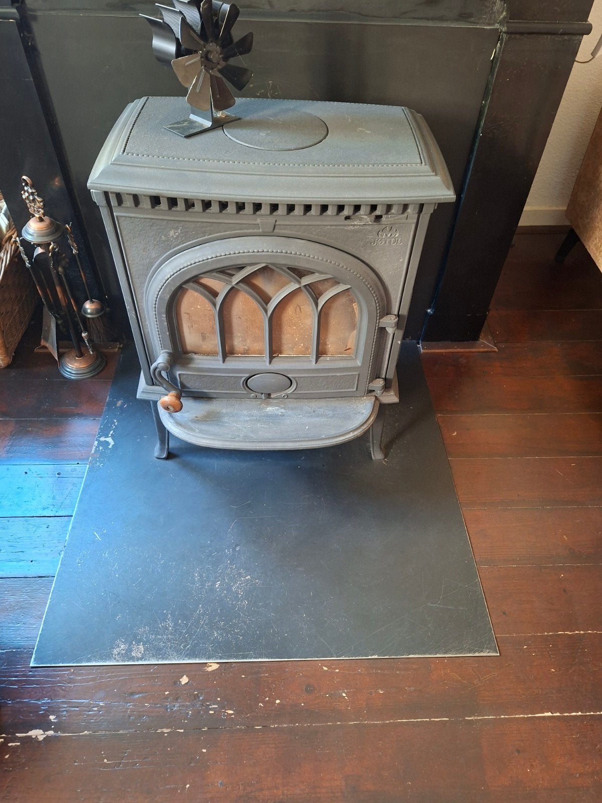 jotul 3 ca 8kw Gietijzeren houtkachel, Ophalen, Gebruikt, Houtkachel, Vrijstaand