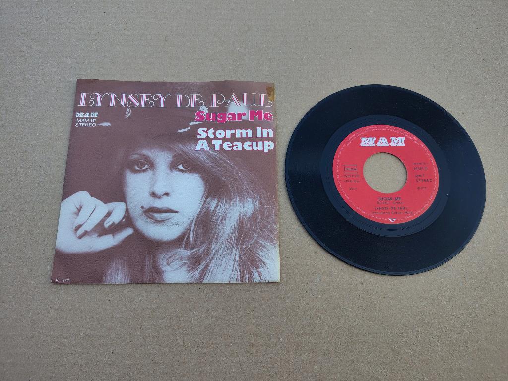Single: Lynsey De Paul - Sugar Me (1972), Cd's en Dvd's, Vinyl Singles, Gebruikt, Pop, 7 inch, Verzenden