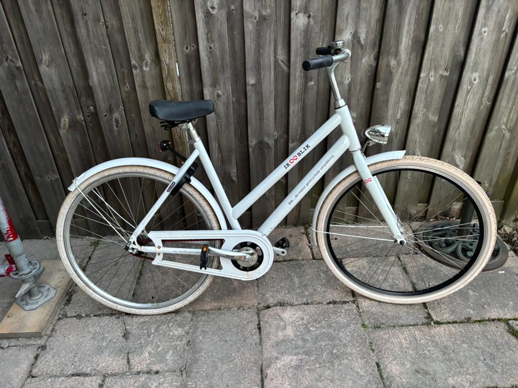 Damesfiets / stationsfiets framemaat 53 cm geen versnelling, Fietsen en Brommers, Fietsen | Dames | Damesfietsen, Versnellingen
