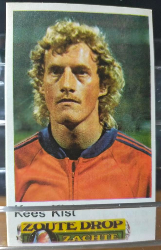 Kees Kist Zoute Drop Voetbalplaatje WK 1978 AZ, Verzamelen, Sportartikelen en Voetbal, Ophalen of Verzenden, Gebruikt, AZ, Poster, Plaatje of Sticker