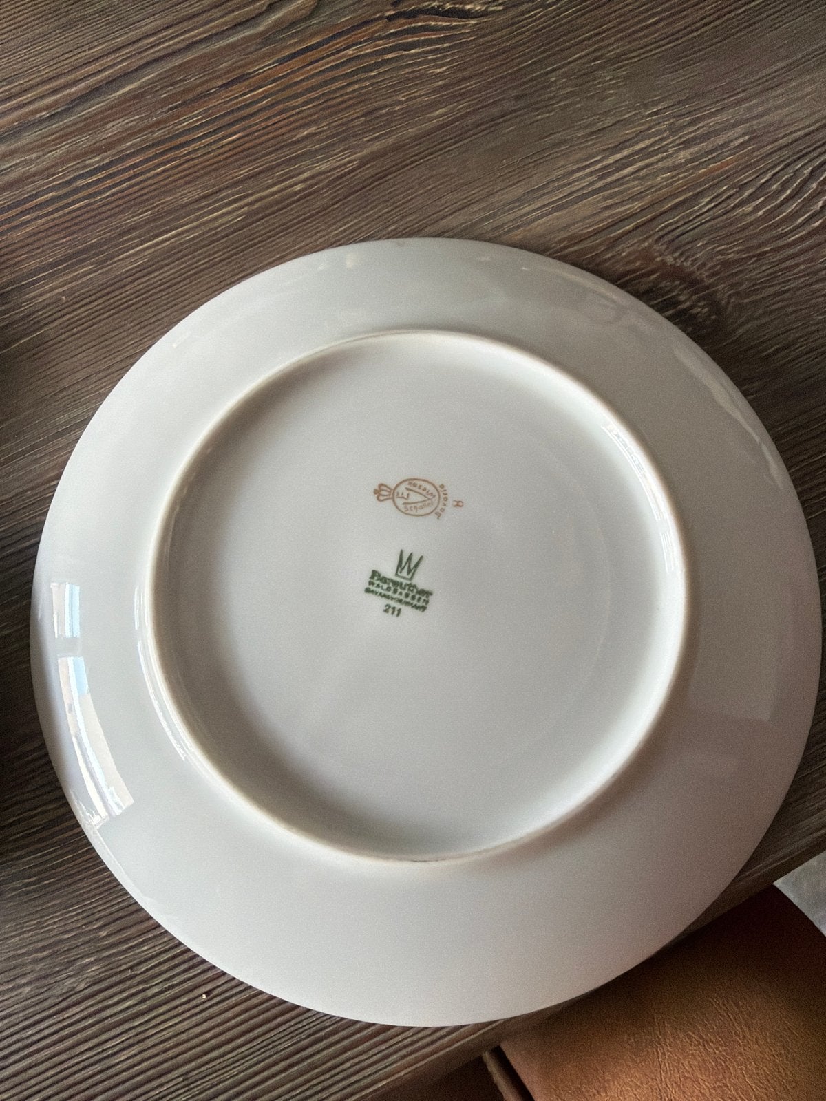Vintage porseleinen schotels en serveerschaal met goud, Ophalen of Verzenden