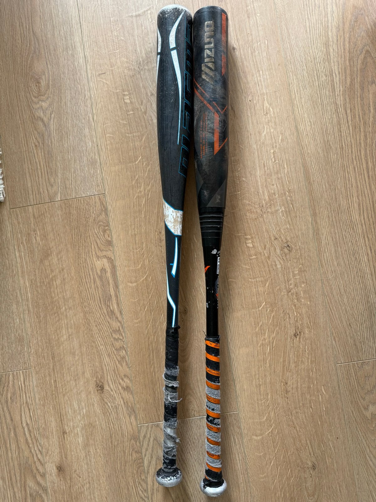 Mizuno Maxcor & Rawlings Plasma Honkbalknuppels, Ophalen, Gebruikt