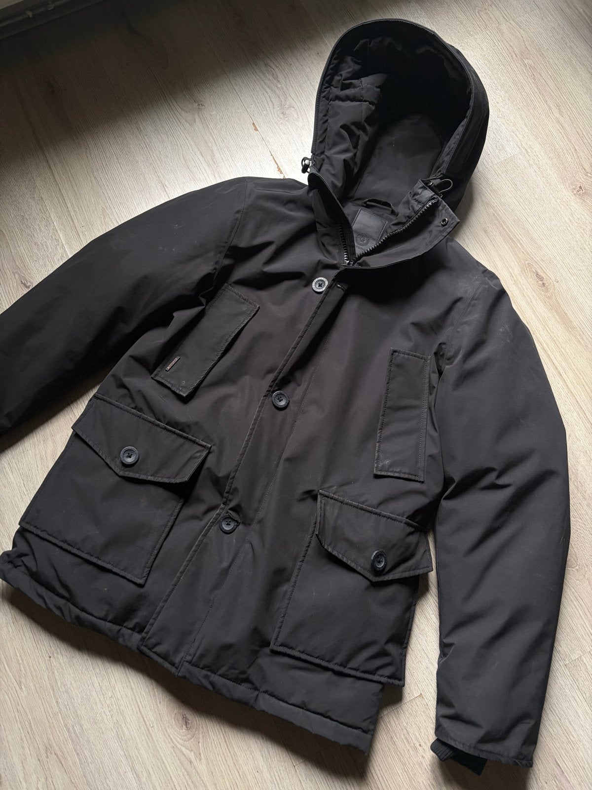 Airforce winterjas zwart maat S, Ophalen of Verzenden, Gedragen, Maat 36 (S), Zwart