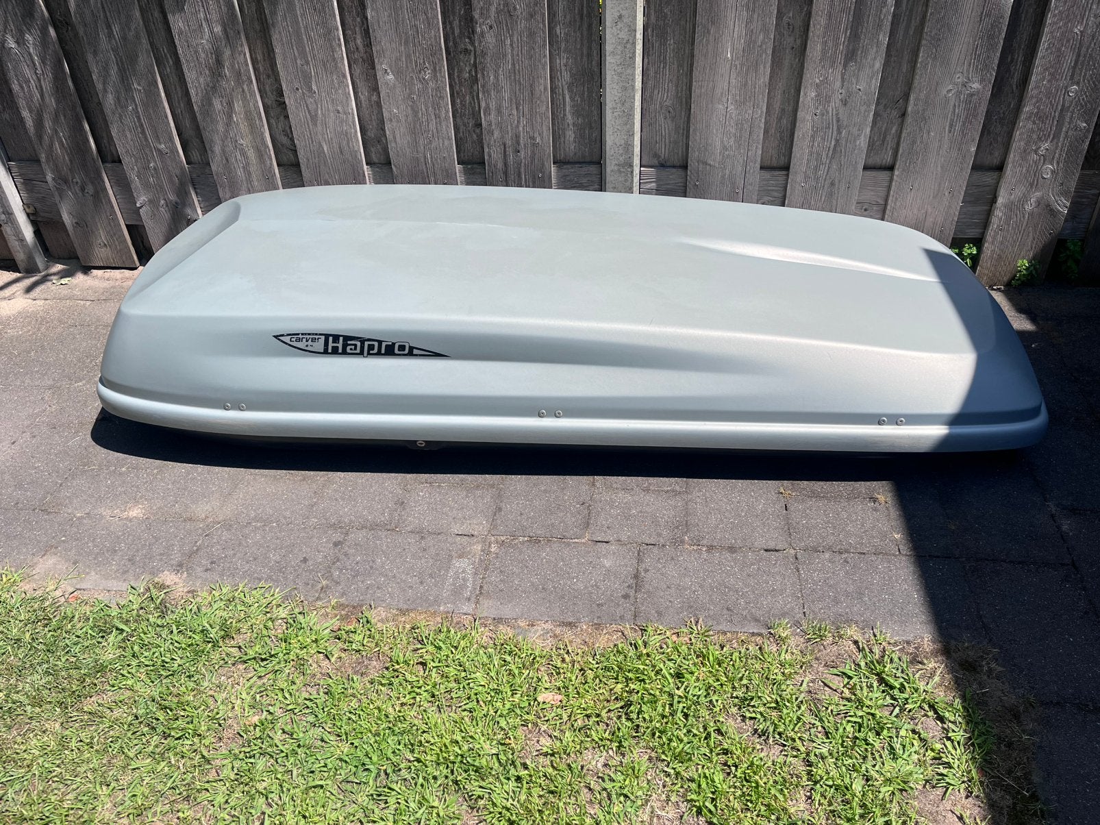 Dakkoffer 550 liter HAPRO Carver 8.4 incl 2x set dakdragers, Ophalen, Gebruikt