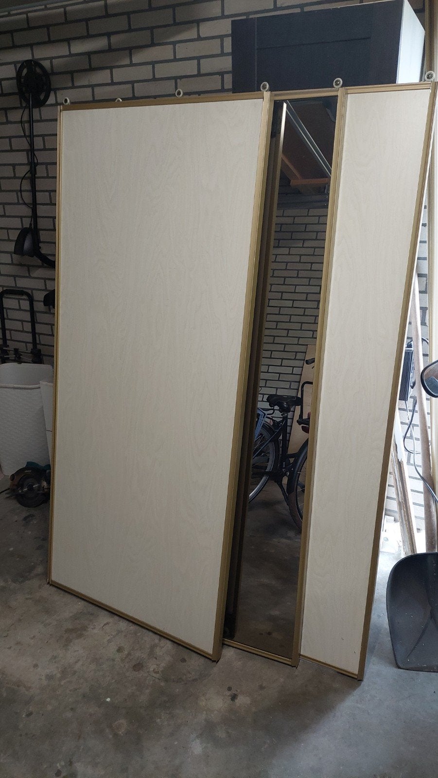 Schuifdeuren voor kast - Set van 3, Huis en Inrichting, Ophalen, Gebruikt, Glas, 200 cm of meer