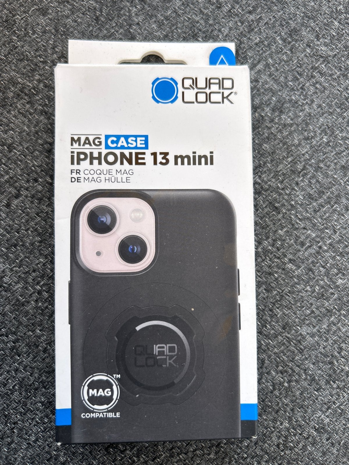 Quad Lock Mag Case voor iPhone 13 mini, Kunststof, MagSafe, Quad Lock, Nieuw