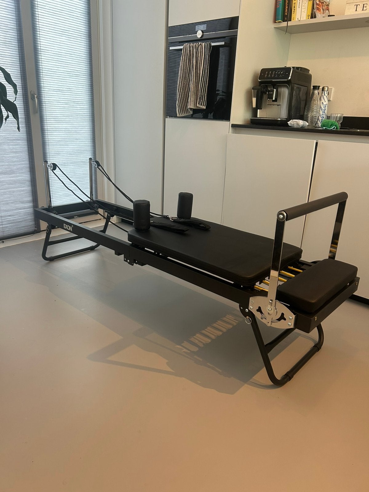 Pilates Reformer in zeer goede staat, Ophalen, Zo goed als nieuw