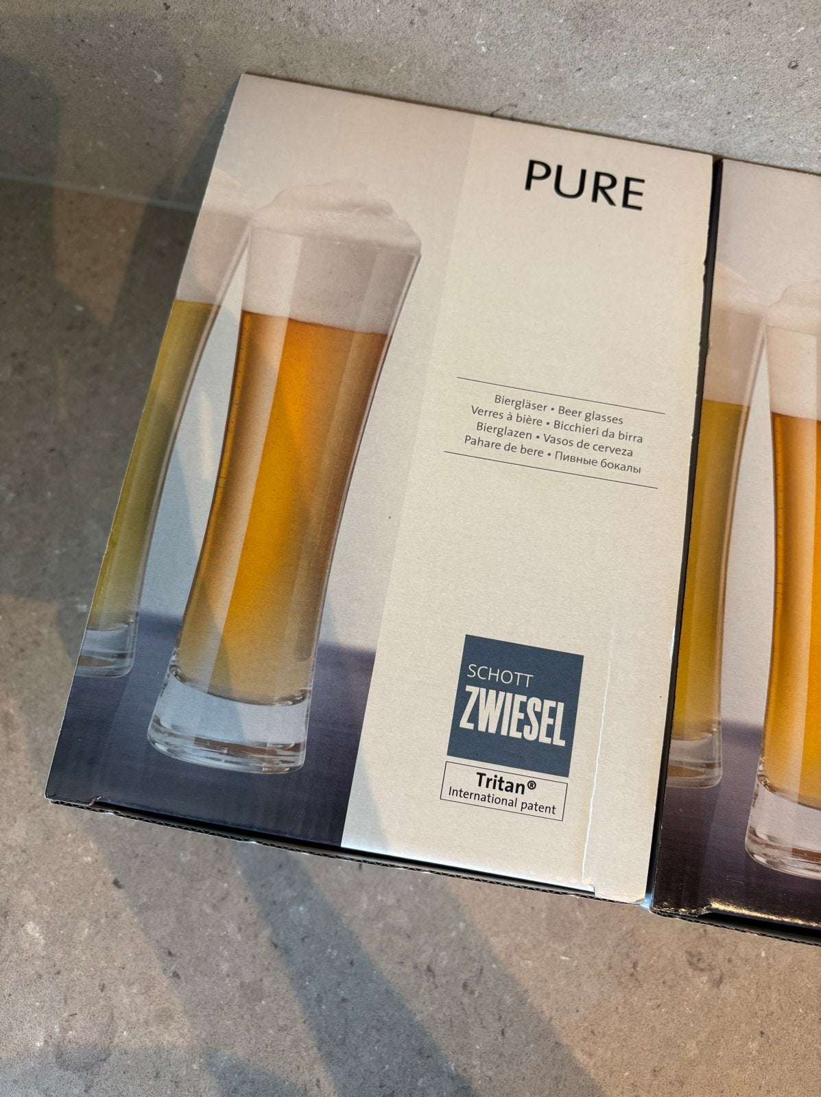 Schott Zwiesel Pure Bierglazen - Set van 6 (Nieuw), Ophalen of Verzenden, Nieuw, Glas, Overige merken