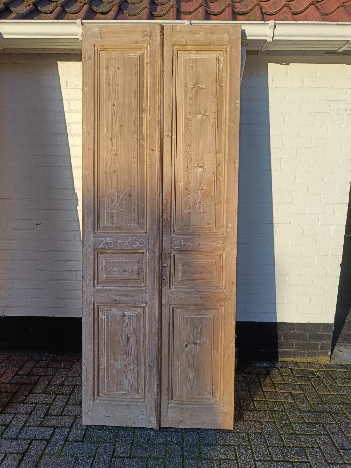 Paneeldeuren kastdeuren oude deuren, Ophalen