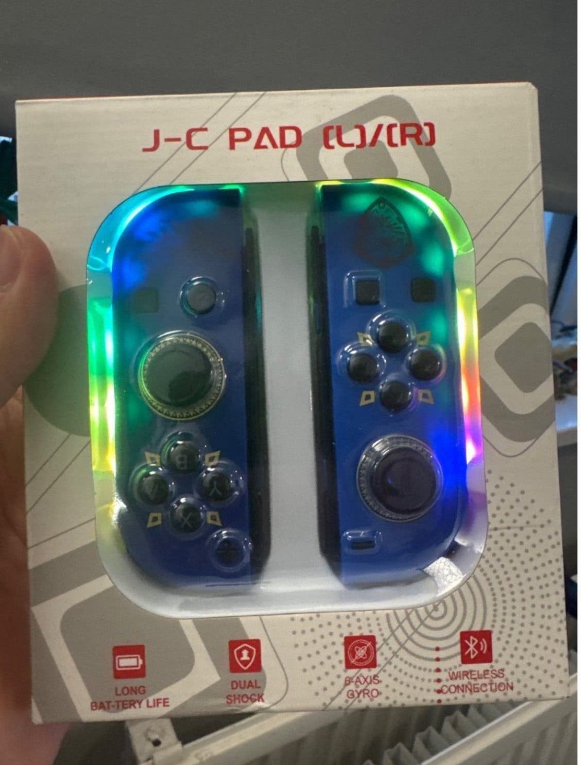 Zelda Stijl J-C Pad (L)/(R) Controllers - Voor onderdelen, Verzenden, Gebruikt, Met 2 controllers, Switch Original
