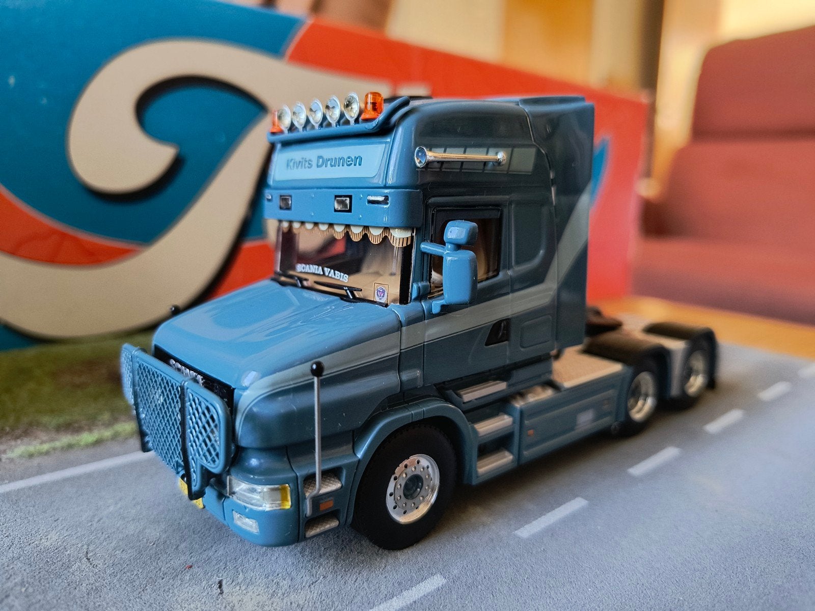 Wsi Scania Kivits, Ophalen of Verzenden, Zo goed als nieuw, Bus of Vrachtwagen, Wsi