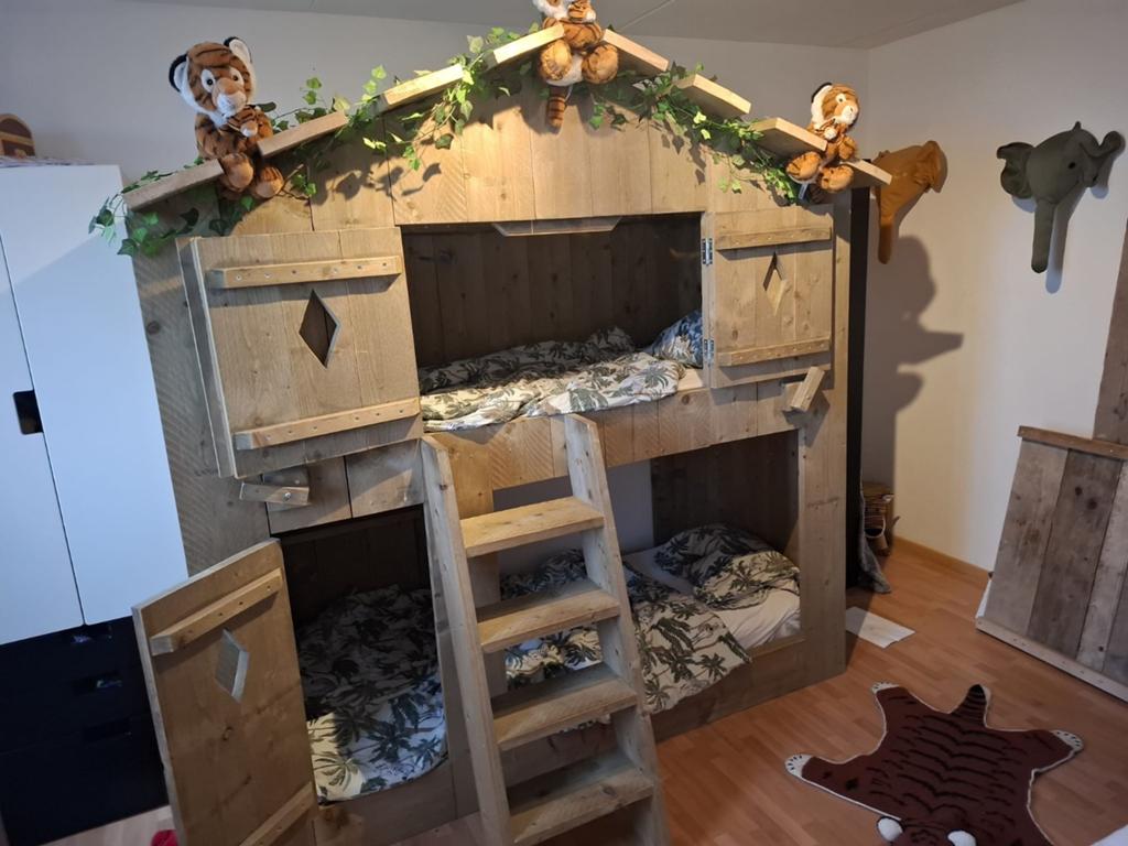 Boomhut stapelbed, 100 cm, 210 cm, Tweepersoons, Ophalen of Verzenden
