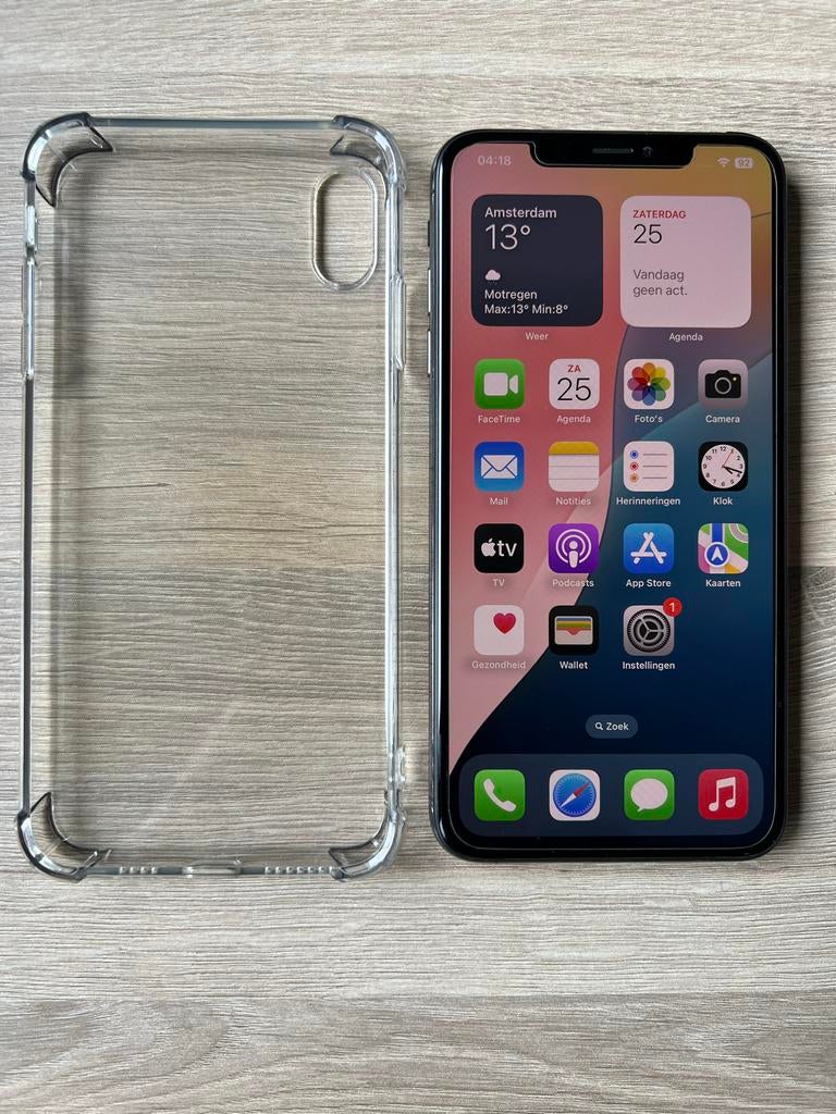 iPhone XS Max als nieuw! GROOT SCHERM, Telecommunicatie, Mobiele telefoons | Apple iPhone, Ophalen, Gebruikt, Zwart, IPhone XS Max