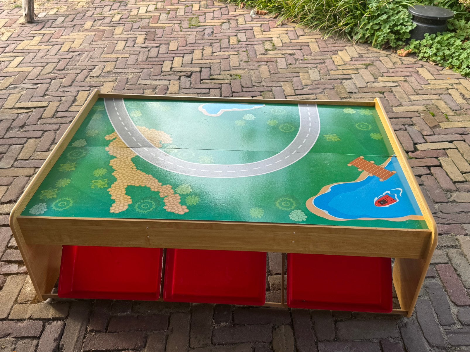 Speeltafel kids, Ophalen, Gebruikt
