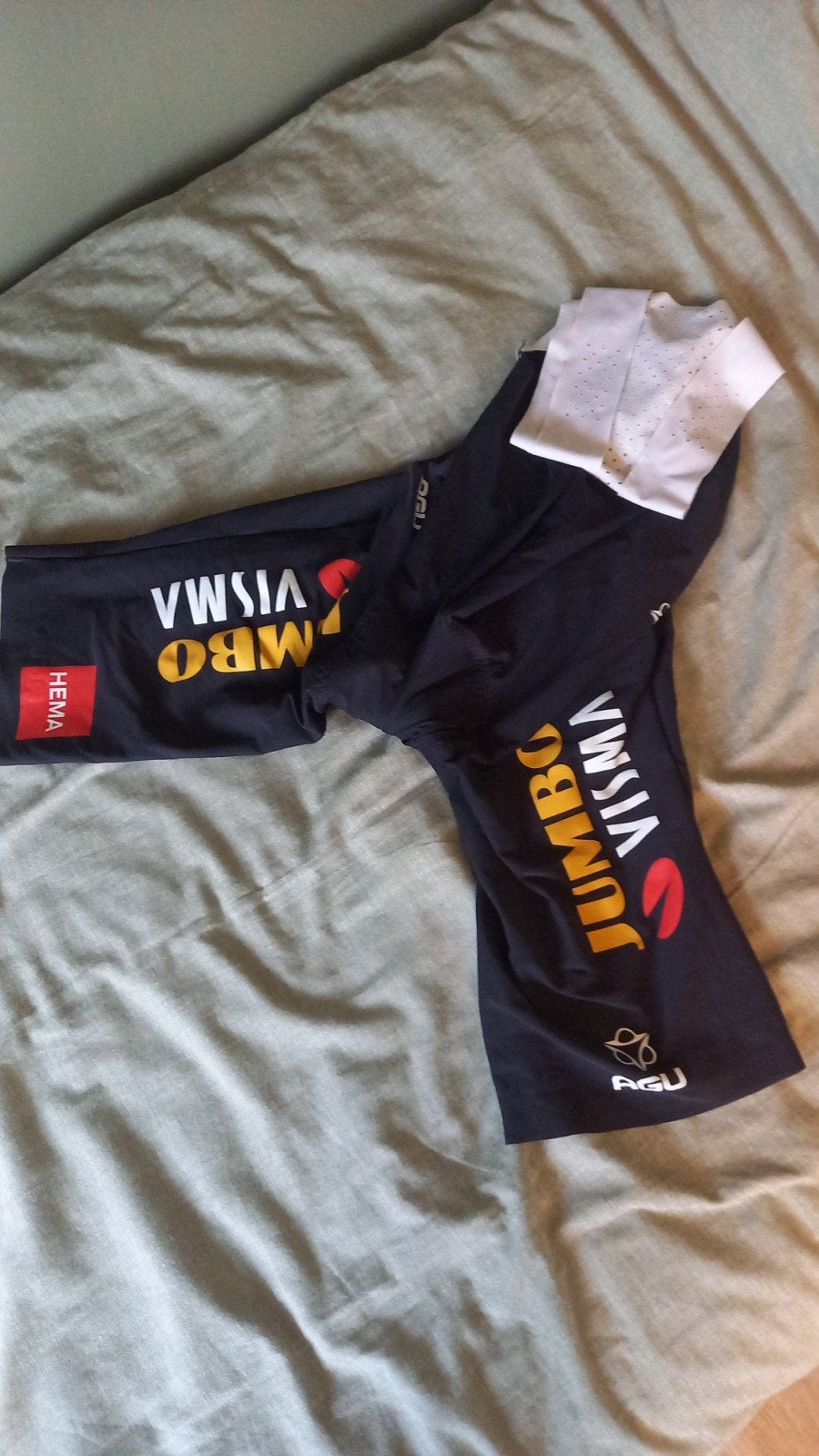 Jumbo Visma fietsbroek maat S, Ophalen of Verzenden, Gebruikt, Kleding