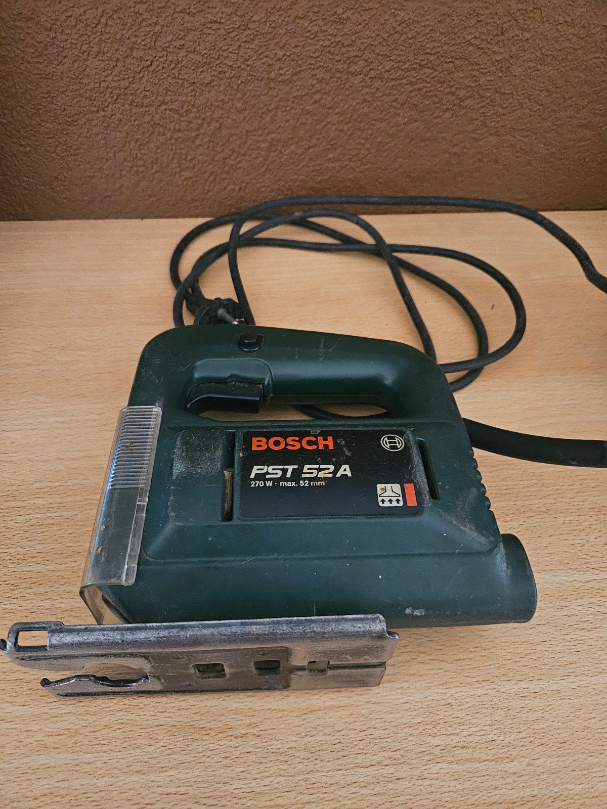 Bosch PST 52 A Decoupeerzaag - 270W, max. 52mm zaagdiepte, Doe-het-zelf en Verbouw, Gereedschap | Zaagmachines, Gebruikt, Decoupeerzaag