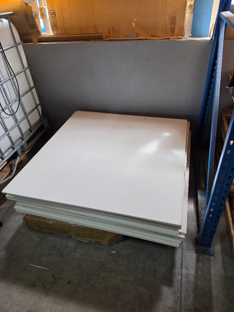 Glasvezel gipsplaten 120x118 cm – 12 mm dik – 16 stuks, Ophalen, Nieuw, Overige materialen, Minder dan 20 mm