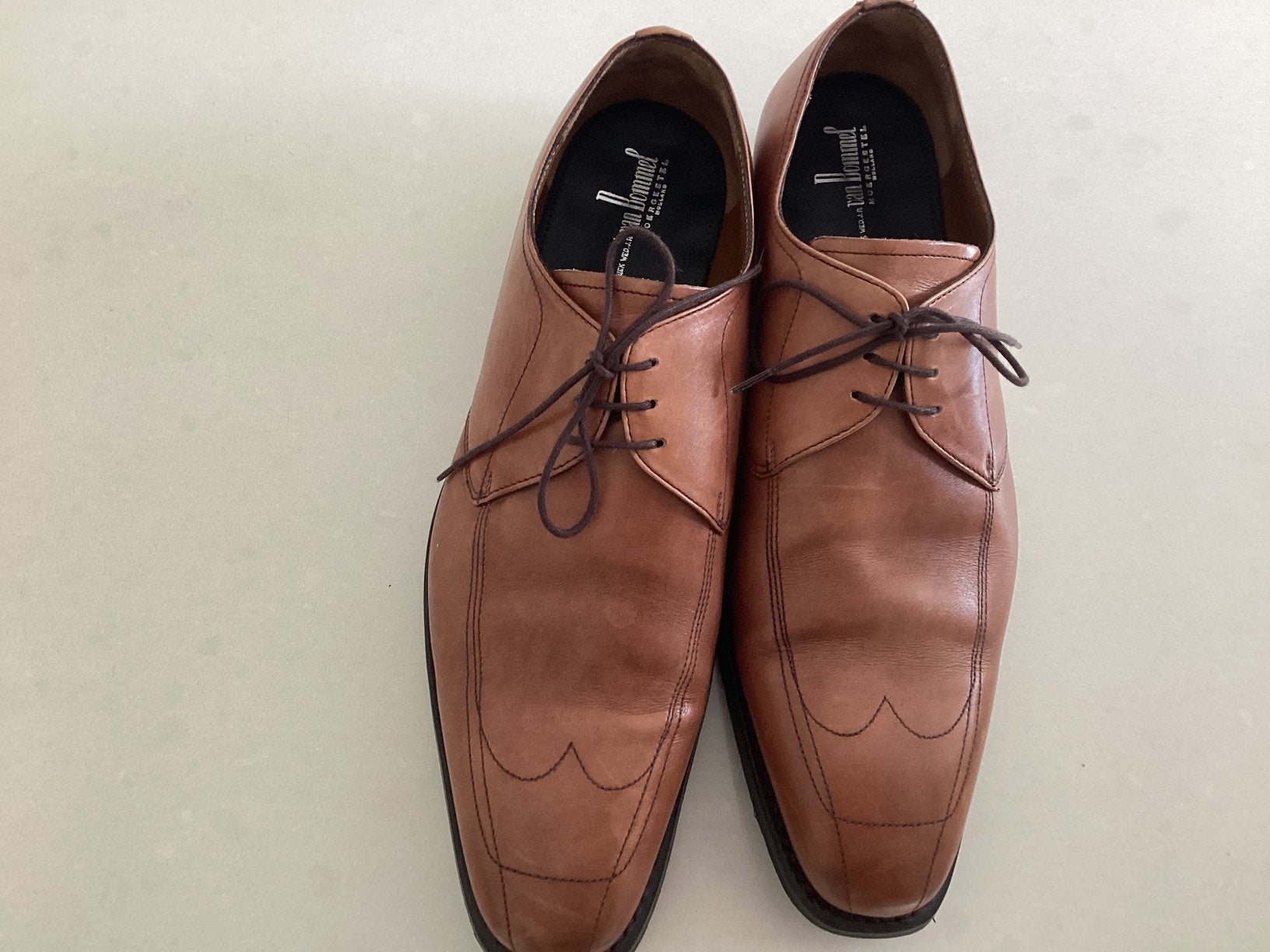 Mooie Floris van Bommel schoenen maat 7,5 (41,5), Ophalen of Verzenden, Zo goed als nieuw, Bruin