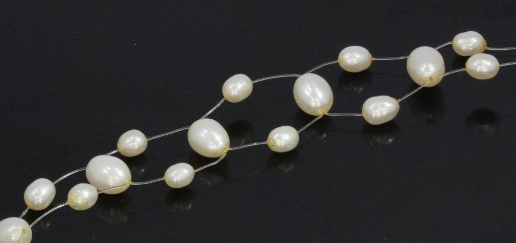 Parel vintage 18k gouden ketting choker slot dames uniek, Ophalen of Verzenden, Goud, Ketting, Met edelsteen