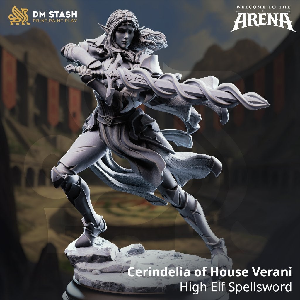 Resin miniatuur voor D&D of schilderen: spellsword, Ophalen of Verzenden, Zo goed als nieuw, Overige soorten, Figuurtje(s)