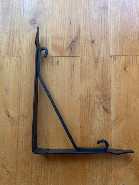 4 KROKSHULT Plankdragers, antraciet, 18x24 cm, Ophalen of Verzenden, Nieuw, 100 tot 250 mm, Overige typen