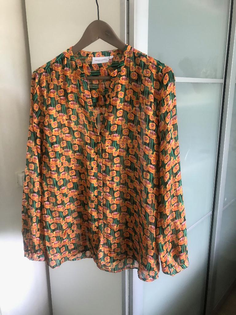 blouse, Kleding | Dames, Blouses en Tunieken, Maat 42/44 (L), Oranje, Ophalen of Verzenden, Zo goed als nieuw