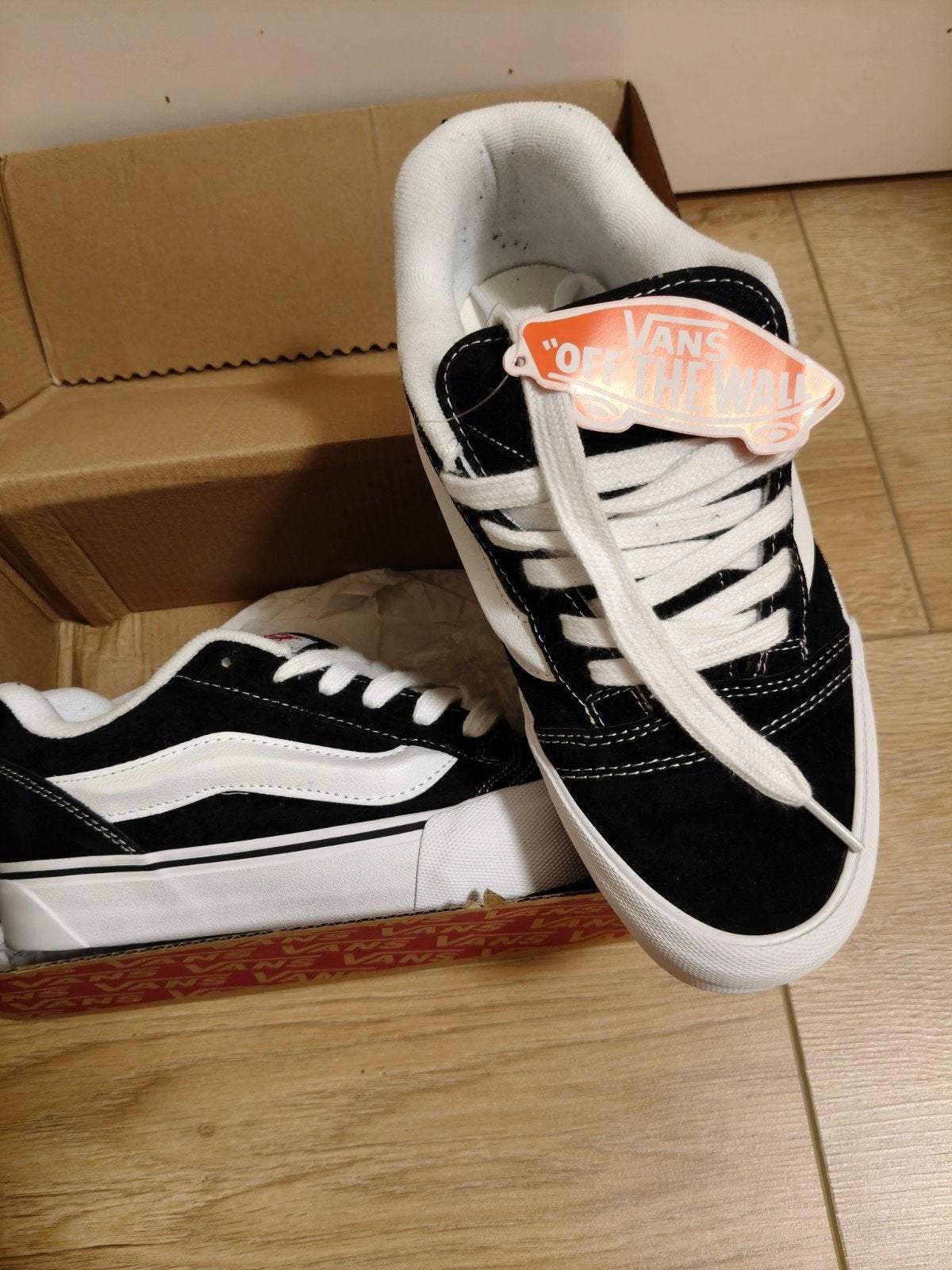 Vans Knu-Skool Vr3, Ophalen, Zwart, Nieuw, Sneakers of Gympen